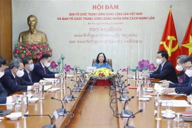 Vietnam-Laos: entretien en ligne entre les chefs des Commissions d’organisation des CC des Partis