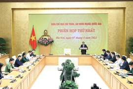 Le PM Pham Minh Chinh préside une réunion de la Direction nationale de la cybersécurité