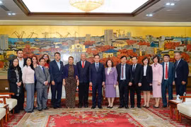 Hai Phong : Le secrétaire du Comité municipal du Parti reçoit une délégation mexicaine