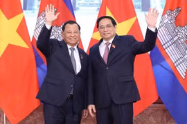 Entrevue entre le PM vietnamien et le président du Sénat du Cambodge