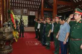 Hommage aux héros morts pour la Patrie dans la province de Thai Nguyên