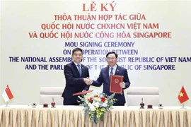 Poursuite de promouvoir les relations de coopération parlementaire Vietnam-Singapour