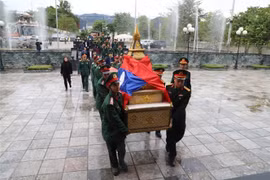 Les restes des soldats vietnamiens tombés au Laos sont rapatriés