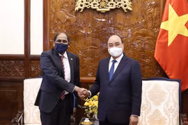 Le président Nguyên Xuân Phuc reçoit les ambassadeurs de Singapour et d'Égypte