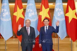 Entrevue entre le président de l’AN vietnamienne et le secrétaire général de l’ONU