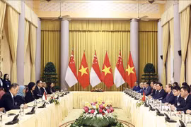 Vietnam-Singapour : entretien Nguyên Xuân Phuc - Halimah Yacob