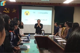 Cours de français à but non lucratif du club “Espace francophone” de l'ULEI 