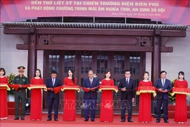 Le président inaugure le temple des martyrs de Diên Biên Phu