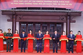 Le président inaugure le temple des martyrs de Diên Biên Phu