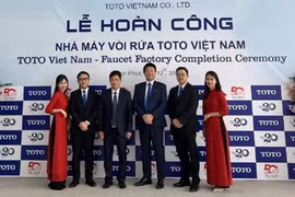 Achèvement de la construction de l'usine de robinets Toto Vietnam 