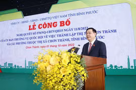 Fondation de la cité municipale de Chon Thanh de la province de Binh Phuoc