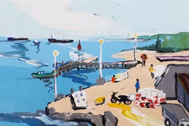 Une exposition de peinture à Hô Chi Minh-Ville