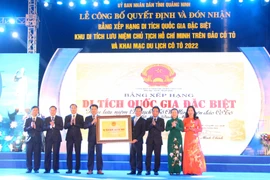 Quang Ninh: l’île de Co To a un site national spécial commémoratif du Président Ho Chi Minh