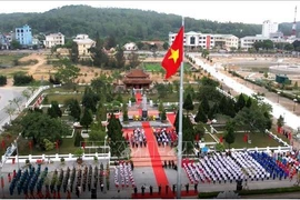 La zone commémorative du Président Hô Chi Minh sur l'île de Cô Tô. Photo: VNA