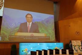 Le Premier ministre Pham Minh Chinh à la cérémonie pour annoncer l'Indice mondial de l'innovation 2024 (GII). Photo: VNA