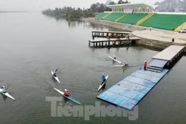 Centre national de formation d'aviron de la ville de Hai Phong, où se dérouleront les Championnats d'Asie du Sud-Est d'aviron et de canoë pour les moins de 19 ans 2024. Photo: tienphong