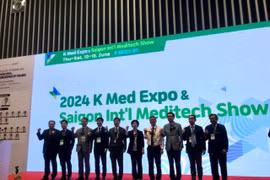Ouverture de l'exposition "K-Med Expo Vietnam & Saigon International Meditech Show 2024". Photo: baoquocte.vn