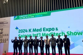 Ouverture de l'exposition "K-Med Expo Vietnam & Saigon International Meditech Show 2024". Photo: baoquocte.vn