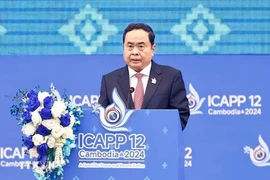 Le président de l'Assemblée nationale Tran Thanh Man à la cérémonie d'ouverture de l'ICAPP-12. Photo: VNA