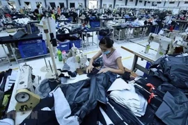 Production de produits du textile-habillement destinés à l'exportation. Photo: VNA