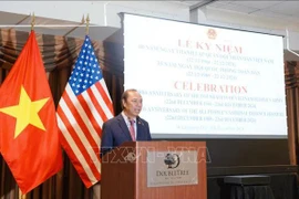 L'ambassadeur du Vietnam aux États-Unis, Nguyen Quoc Dung, à la cérémonie. Photo: VNA