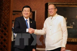Entretien entre les présidents vietnamien et philippin