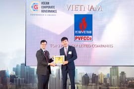 PVFCCo reçoit le prix de meilleure gouvernance d’entreprise de l’ASEAN