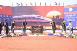 Mise en chantier de la ligne ferroviaire Laos-Chine à Vientiane