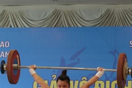 Hanoi remporte le championnat national d'haltérophilie 2015