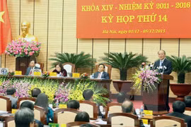 Ouverture de la 14e session du Conseil populaire de Hanoi 