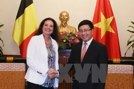 Le chef de la diplomatie rencontre des responsables britannique, belge et islandais