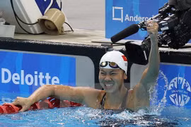Trois médailles d'or pour Anh Vien aux Championnat d'Asie de natation par tranches d'âge 