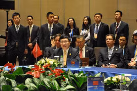 Pham Binh Minh participe à une conférence Mékong-Lancang en Chine