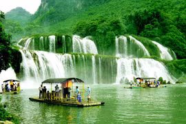 La cascade de Ban Gioc
