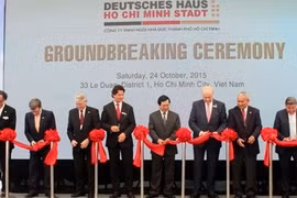 Mise en chantier de la maison allemande Deutsches Haus à Hô Chi Minh-Ville 