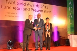 VietjetAir distingué du «PATA Gold Awards 2015» en Inde 