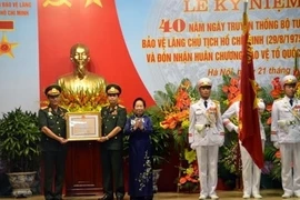 Célébration de la Journée traditionnelle de l’Unité protégeant le mausolée Hô Chi Minh 
