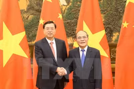 Entretien Nguyen Sinh Hung - Zhang Dejiang