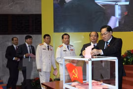 Congrès du PCV pour Hanoi : un comité permanent et 4 secrétaires adjoints élus
