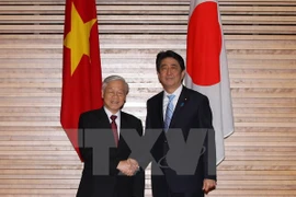 Le secrétaire général du PCV achève sa visite officielle au Japon