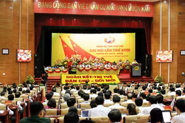 Ouverture du XVIIIe congrès de l'organisation du PCV de Phu Tho