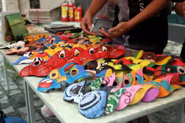 Création de masques pour la Fête de la Mi-automne