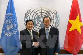Entrevue Truong Tan Sang – Ban Ki-moon