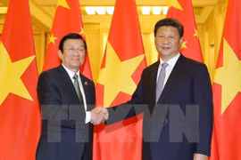 Rencontre Truong Tan Sang-Xi Jinping 