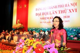 Clôture du 16e Congrès de l'organisation du Parti de Hanoi