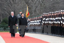 La presse allemande couvre la visite de Truong Tan Sang