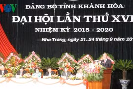 Le 17e Congrès de l'organisation du PCV pour la province de Khanh Hoa