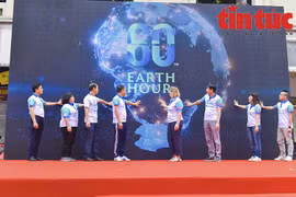 Course à pied en écho à Earth Hour 2023 à Hanoï