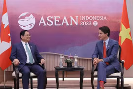 Le Premier ministre Pham Minh Chinh rencontre son homologue canadien Justin Trudeau