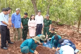 Les restes de 20 soldats tombés au combat retrouvés à Binh Phuoc